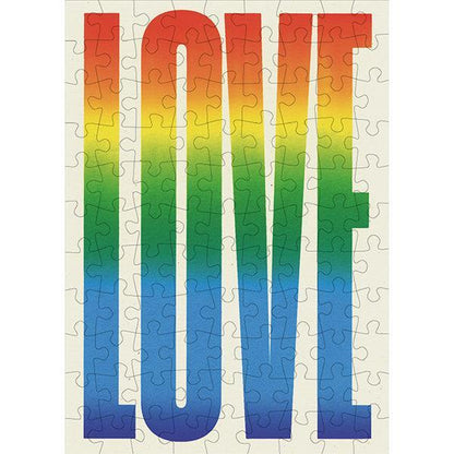 Love 99 Piece Mini Jigsaw Puzzle Happily