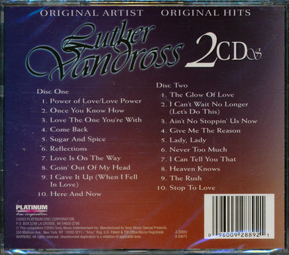 Luther Vandross - Luther Vandross [2003 Compilation] [New Double CD]
