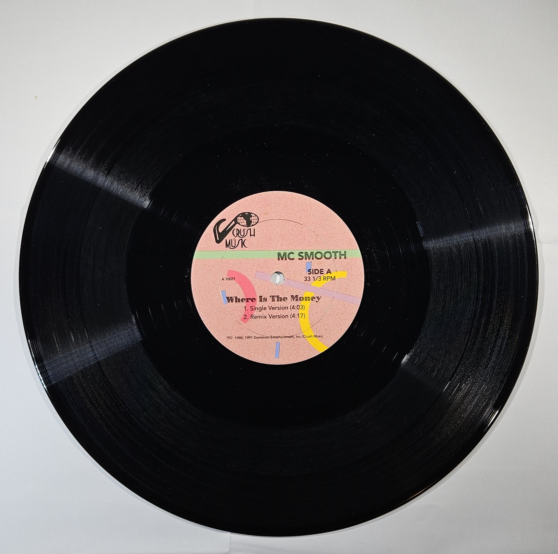 MC Smooth - Where Is the Money [1991 Used Vinyl Record 12" Single] [B]