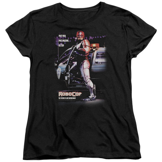 Robocop Poster Womens T Shirt Black Officially Licensed