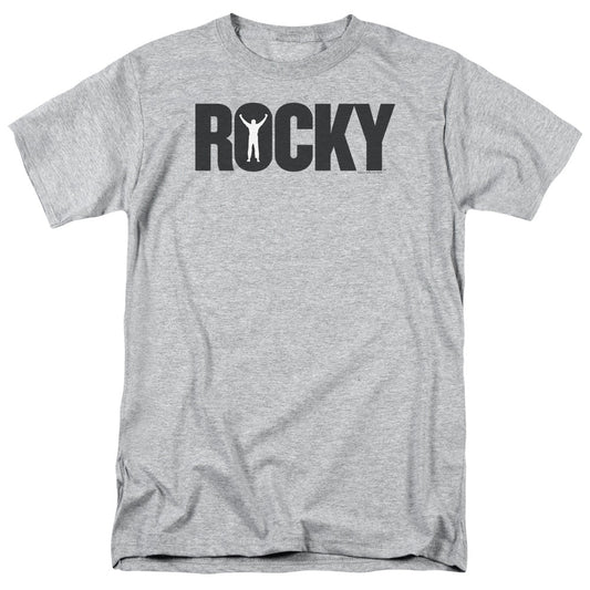 Rocky Logo Mens T Shirt Heather Officially Licensed