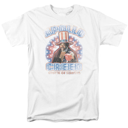Rocky Apollo Creed Mens T Shirt White Officially Licensed