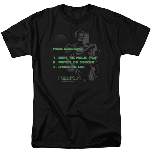 Robocop Prime Directives Mens T Shirt Black Officially Licensed