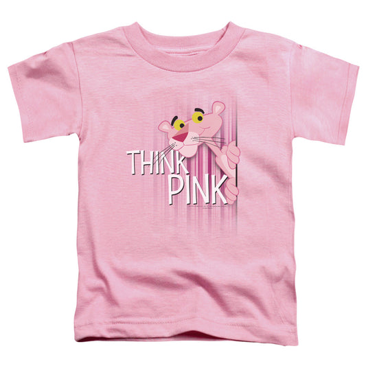 Pink Panther Think Pink Toddler Kids Youth T Shirt Pink Officially Licensed