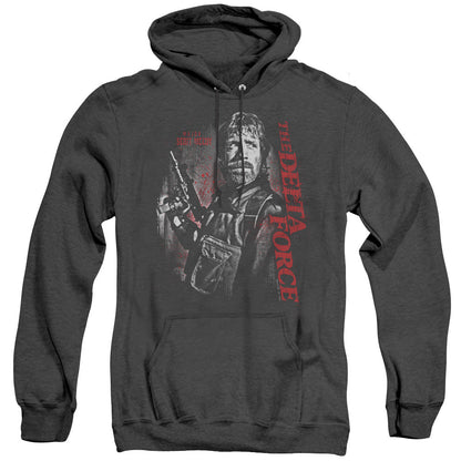 Delta Force Black Ops Heather Mens Hoodie Black Officially Licensed