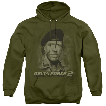 Delta Force 2 You Cant See Me Mens Hoodie Military Green Officially Licensed