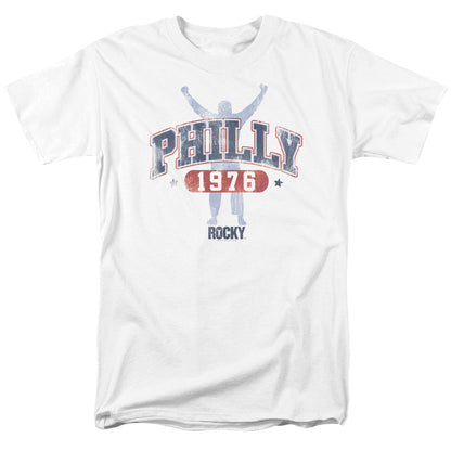 Rocky Philly 1976 Mens T Shirt White Officially Licensed