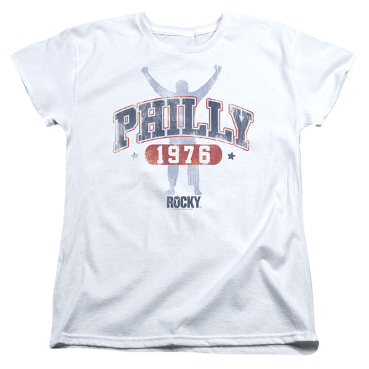 Rocky Philly 1976 Womens T Shirt White Officially Licensed