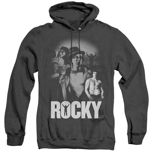 Rocky Making Of A Champ Mens Heather Hoodie Black Officially Licensed
