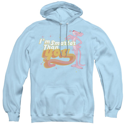 Pink Panther Art Cat Mens Hoodie Light Blue Officially Licensed