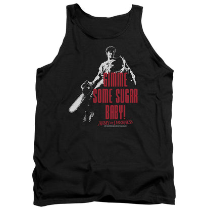 Army Of Darkness Sugar Mens Tank Top Shirt Black Officially Licensed