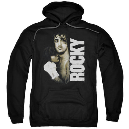 Rocky Painted Rocky Mens Hoodie Black Officially Licensed