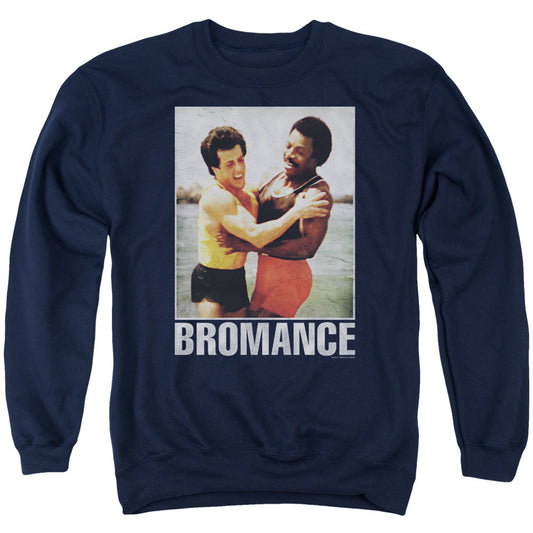 Rocky Bromance Mens Crewneck Sweatshirt Navy Officially Licensed