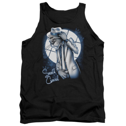 Pink Panther Ooth Criminal Mens Tank Top Shirt Black Officially Licensed