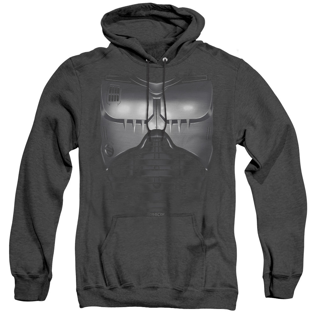 Robocop Robo Armor Mens Heather Hoodie Black Officially Licensed