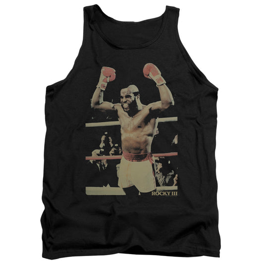 Rocky Iii Clubber Mens Tank Top Shirt Black Officially Licensed