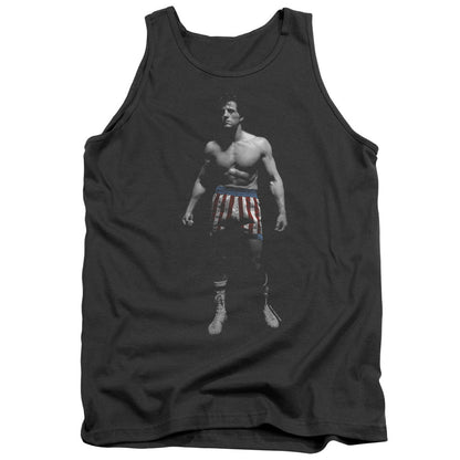 Rocky Stand Alone Mens Tank Top Shirt Charcoal Officially Licensed