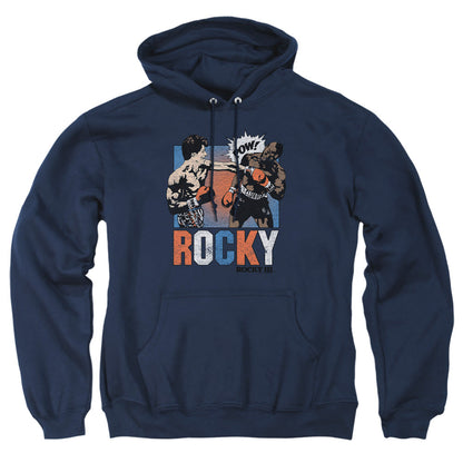 Rocky Rocky Pow Mens Hoodie Navy Officially Licensed