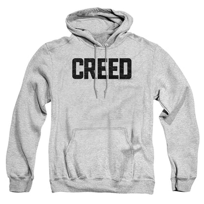 Creed Cracked Logo Mens Hoodie Athletic Heather Officially Licensed
