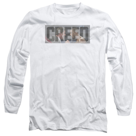 Creed Pep Talk Mens Long Sleeve Shirt White Officially Licensed Officially Licensed