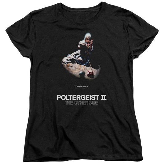 Poltergeist II The Other Side Poster Womens T Shirt Black Officially Licensed