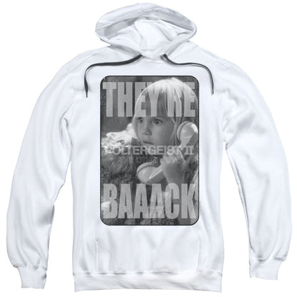 Poltergeist Ii Logo Mens Hoodie White Officially Licensed