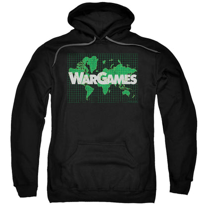 Wargames Game Board Mens Hoodie Black Officially Licensed