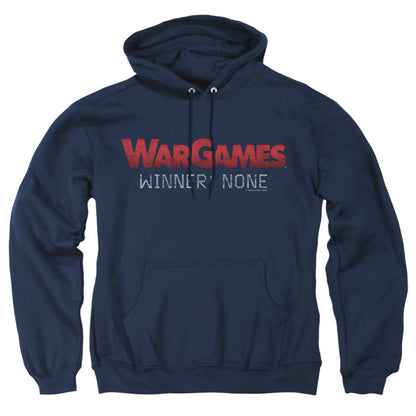 Wargames No Winners Mens Hoodie Navy Officially Licensed