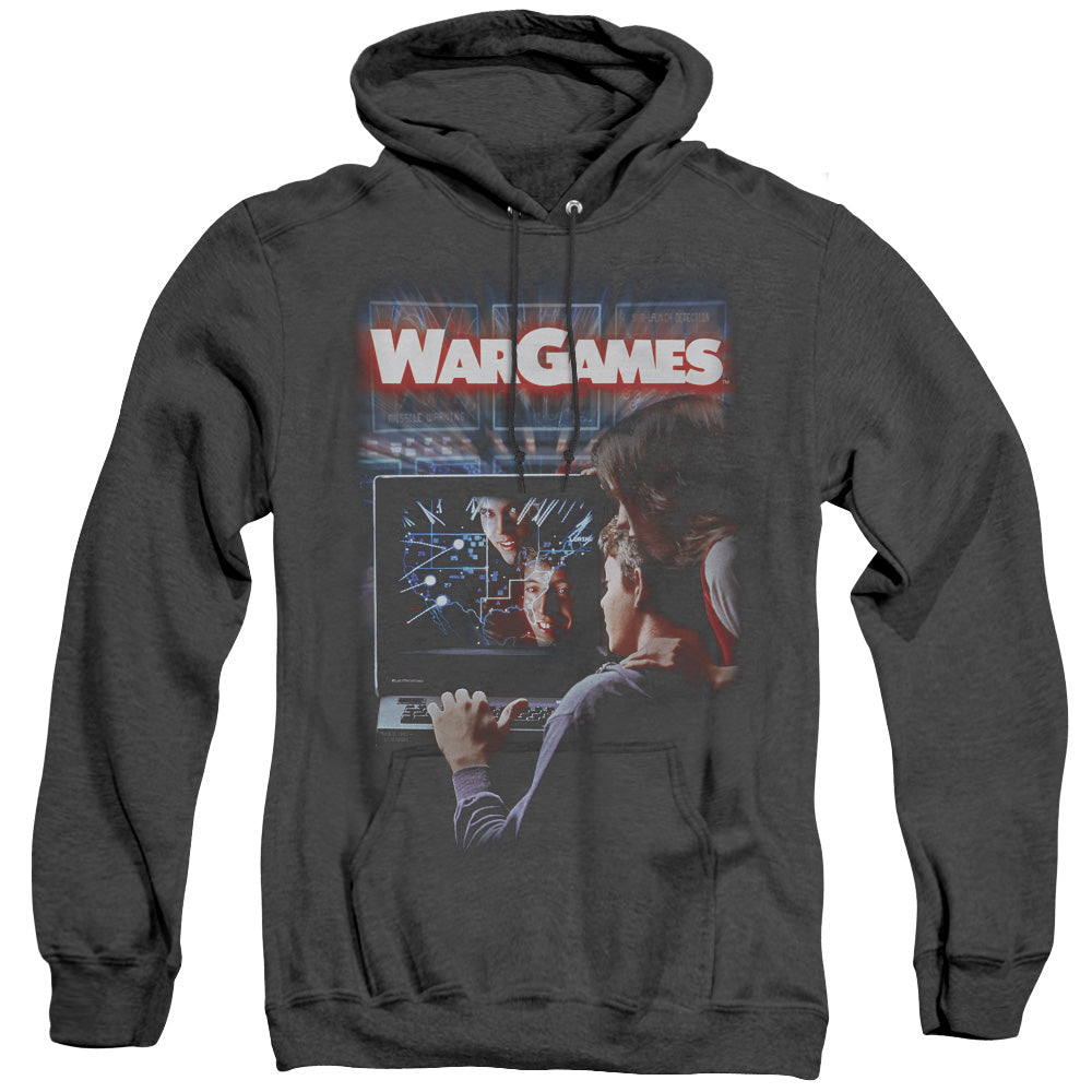 WarGames Poster Heather Mens Hoodie Black Officially Licensed