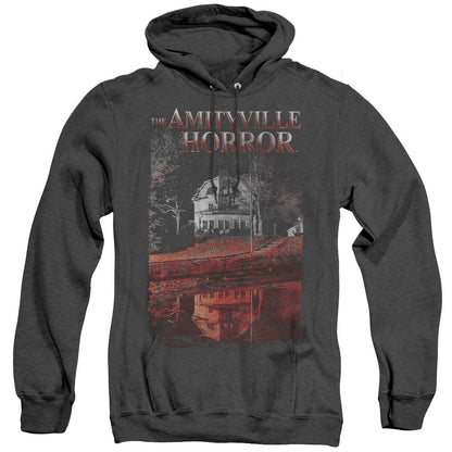 Amityville Horror Cold Blood Heather Mens Hoodie Black Officially Licensed