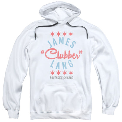 Rocky Iii Clubber Mens Hoodie White Officially Licensed