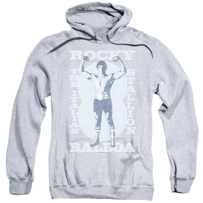 Rocky Gun Show Mens Hoodie Athletic Heather Officially Licensed