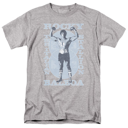 Rocky Gun Show Mens T Shirt Athletic Heather Officially Licensed