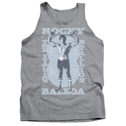 Rocky Gun Show Mens Tank Top Shirt Athletic Heather Officially Licensed