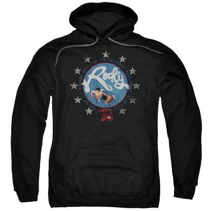 Rocky Bloodiest Bicentennial Mens Hoodie Black Officially Licensed