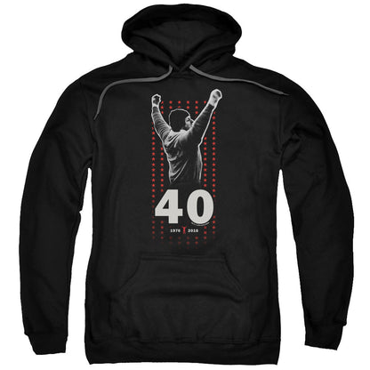 Rocky Stars Mens Hoodie Black Officially Licensed