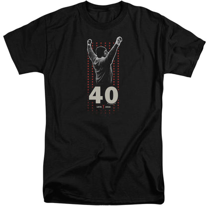 Rocky Stars Mens Tall T Shirt Black Officially Licensed