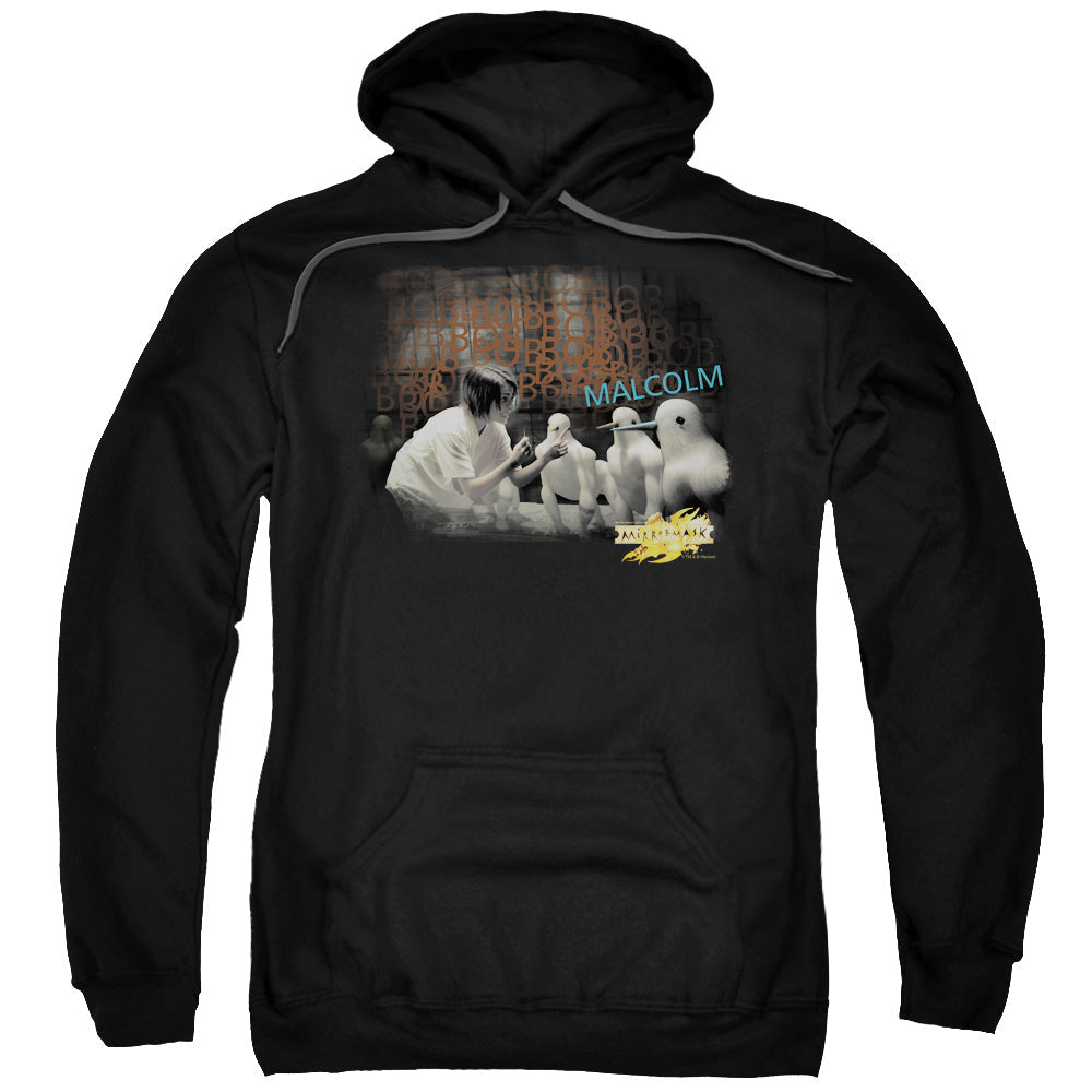 Mirrormask Bob Malcolm Mens Hoodie Black Officially Licensed