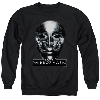 Mirrormask Mask Mens Crewneck Sweatshirt Black Officially Licensed