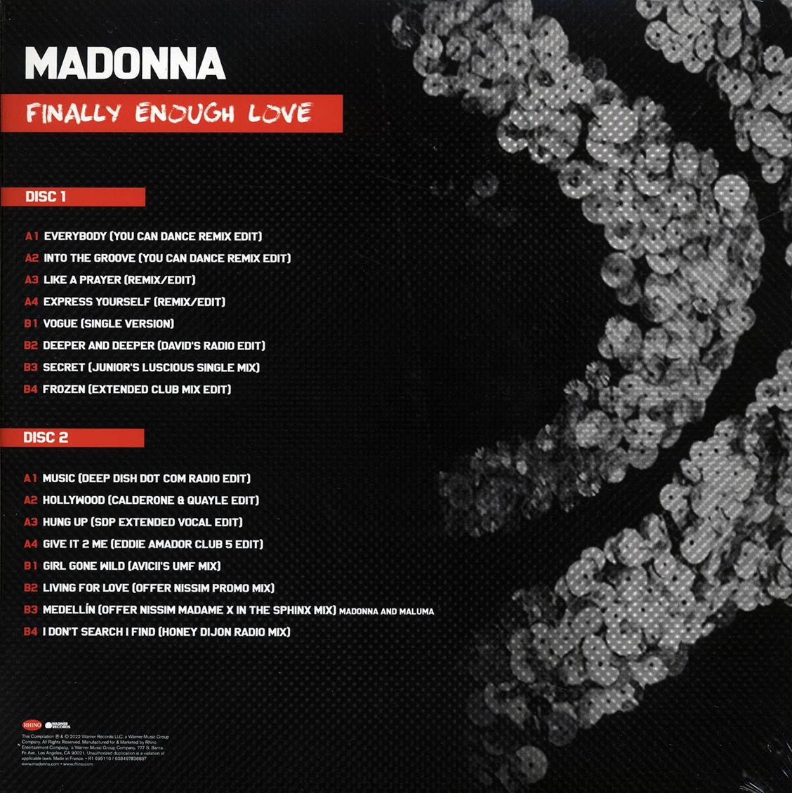 Madonna - Finally Enough Love [2022 Remastered] [New Double Vinyl Record LP]