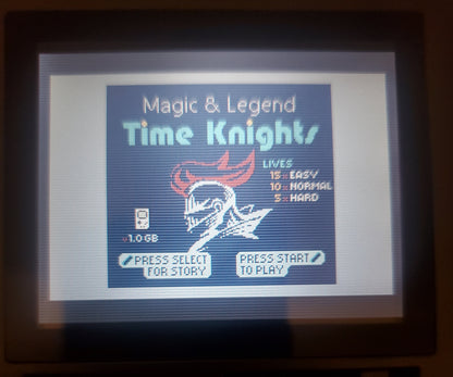 Magic & Legend Time Knights GBA Video Game Boy Advance Nintendo