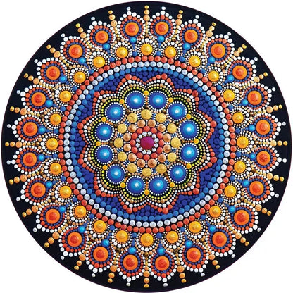 Magical Mandala 1000 Piece Round Jigsaw Puzzle Peter Pauper