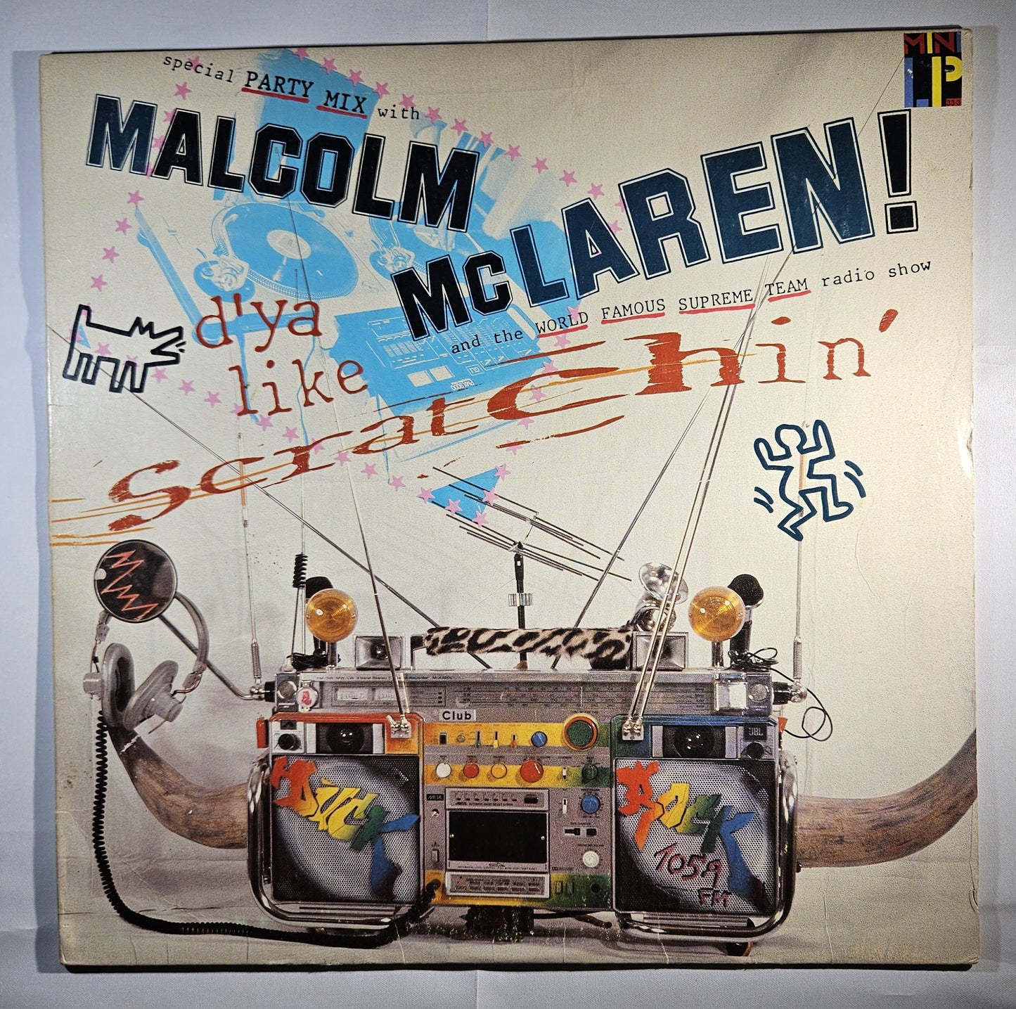 Malcolm McLaren - D'ya Like Scratchin' [1983 Allied] [Used Vinyl Record LP]