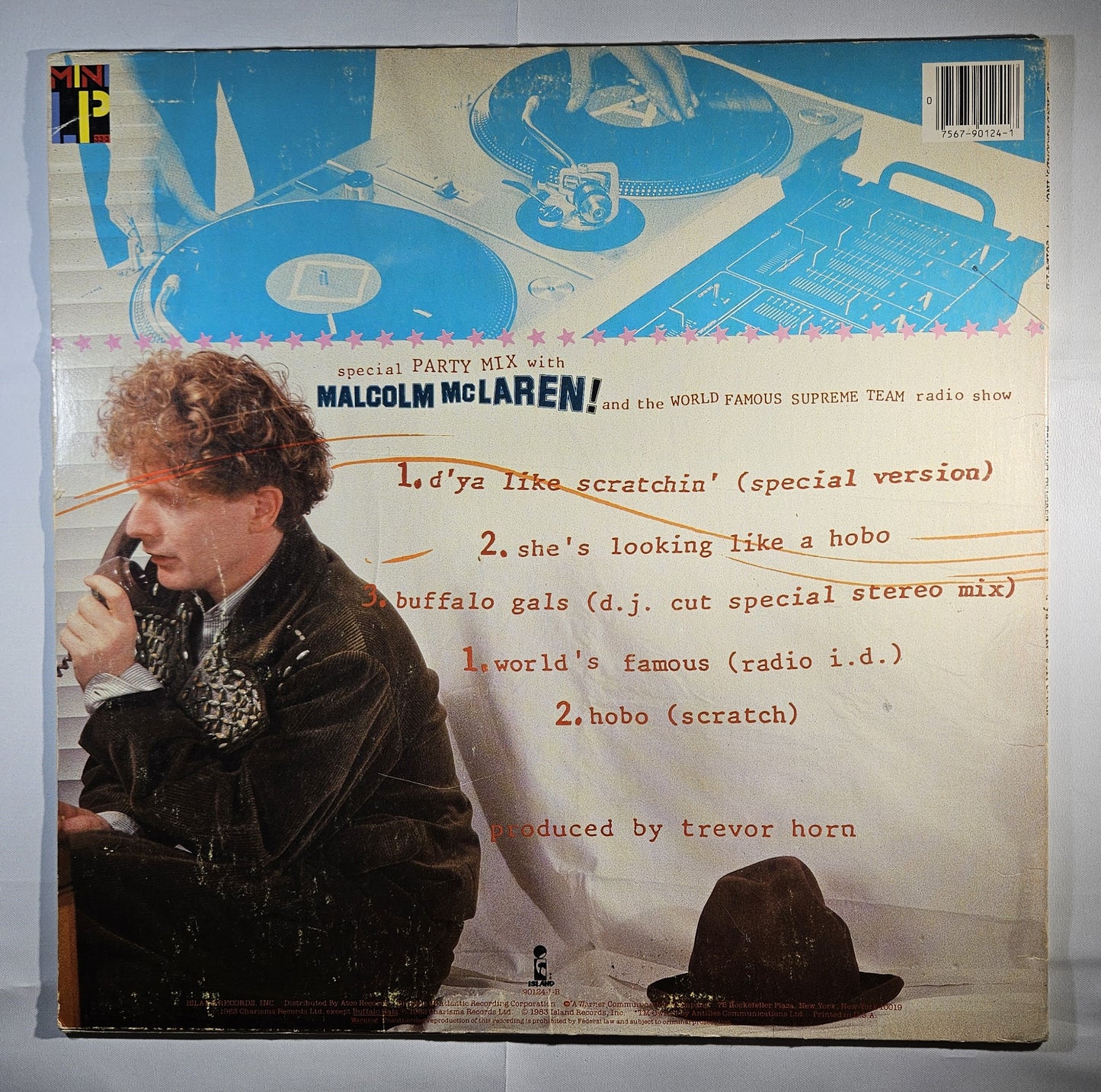 Malcolm McLaren - D'ya Like Scratchin' [1983 Allied] [Used Vinyl Record LP]