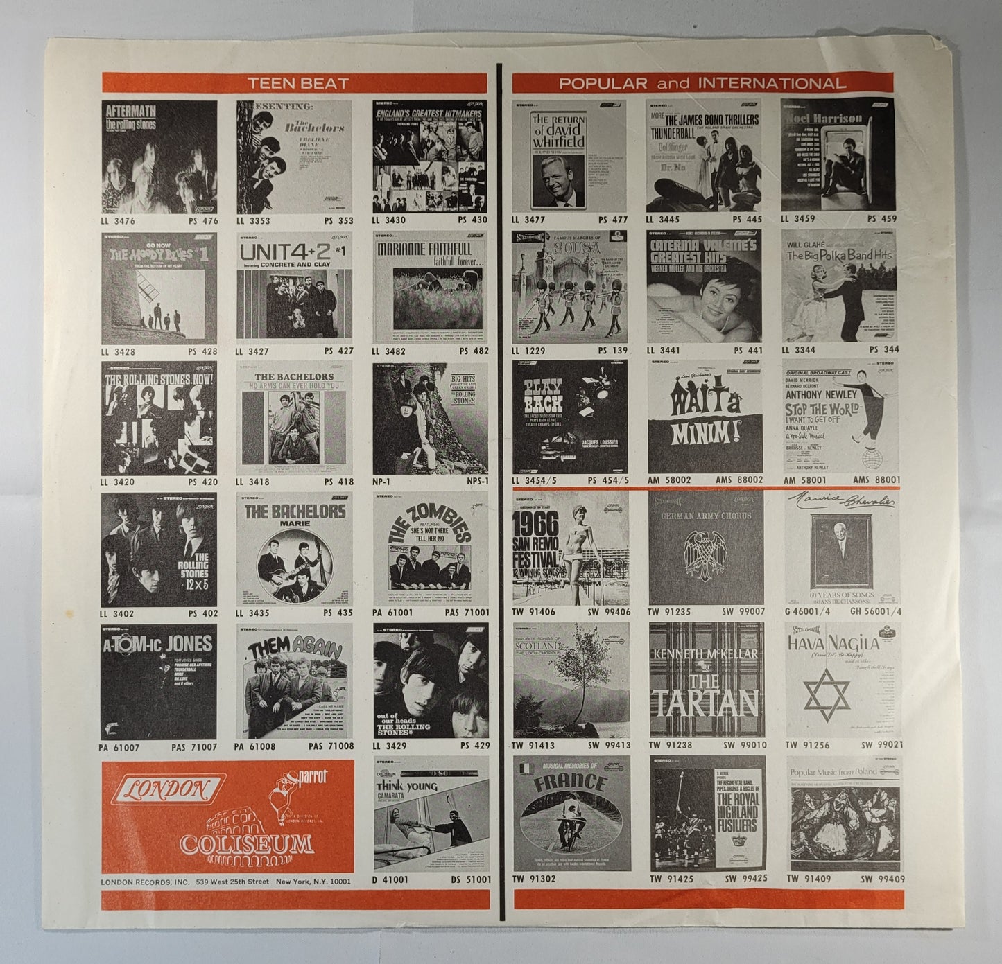 Mantovani - Hollywood [1967 Used Vinyl Record LP]