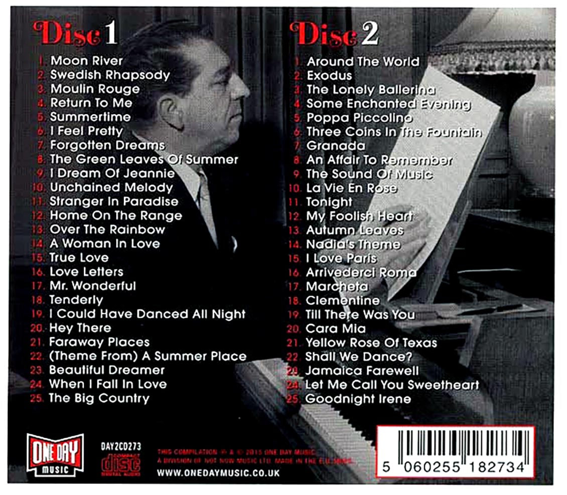 Mantovani - Moon River [2015 Compilation] [New Double CD]