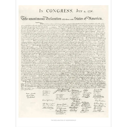Map of DC & Declaration of Independence 1000 Piece Jigsaw Puzzle Pomegranate