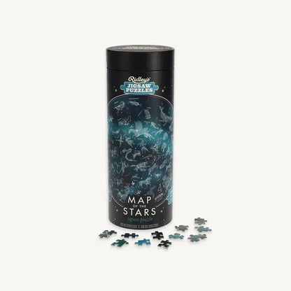 Map of the Stars 1000 Piece Round Jigsaw Puzzle Ridley