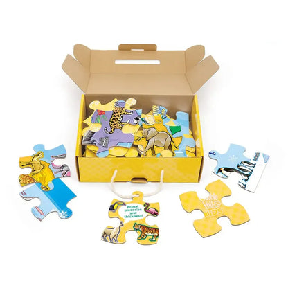 Map of the World 35 Piece Floor Jigsaw Puzzle Cobble Hill