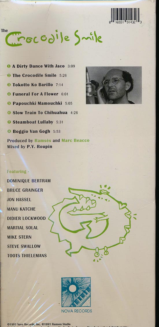 Marc Beacco - The Crocodile Smile [1991 Longbox] [New CD]
